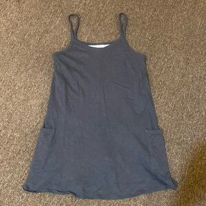 UpWest dark grey baby doll tank dress